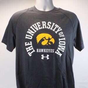Iowa Hawkeyes Under Armour HeatGear Crewneck Short Sleeve Tee Men's Size Medium